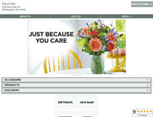 Tablet Screenshot of floralvilla.net